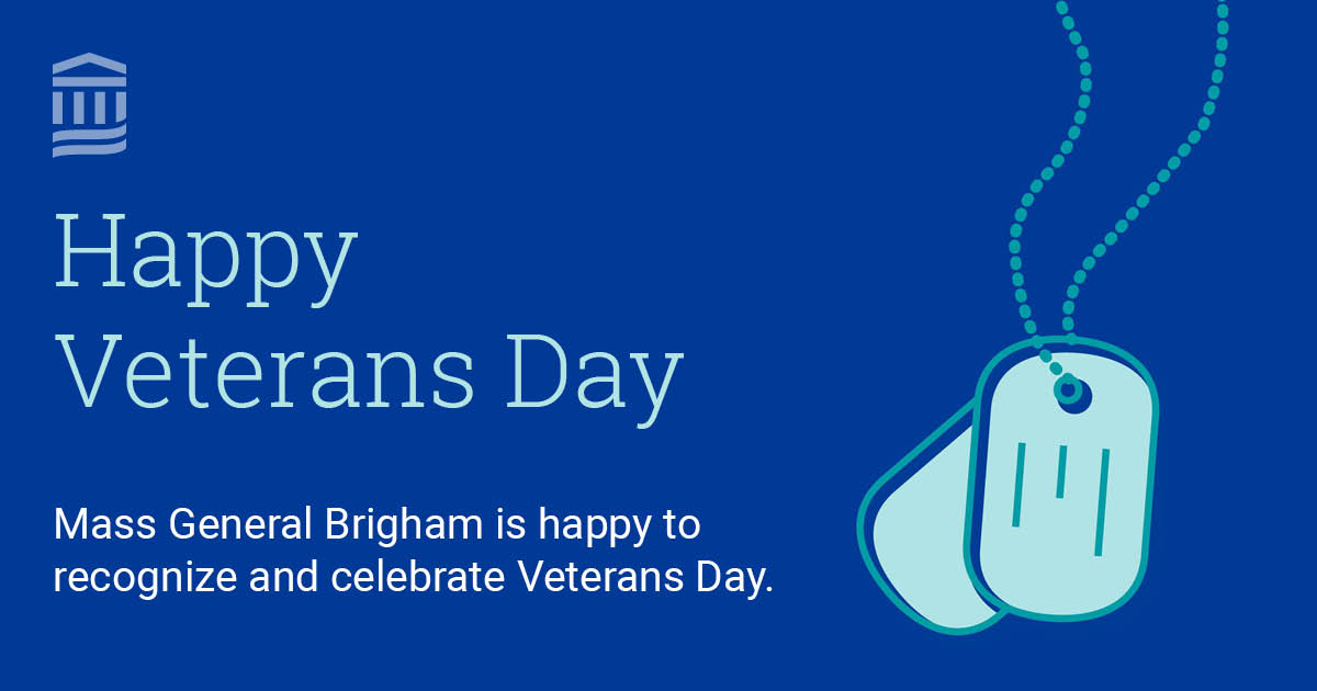 Mass General Brigham (@massgenbrigham) on Twitter photo We recognize the important contributions that our Veterans make to our nation and our community. To all our Veterans, we thank you for your service. #VeteransDay We recognize the important contributions that our Veterans make to our nation and our community. To all our Veterans, we thank you for your service. #VeteransDay
