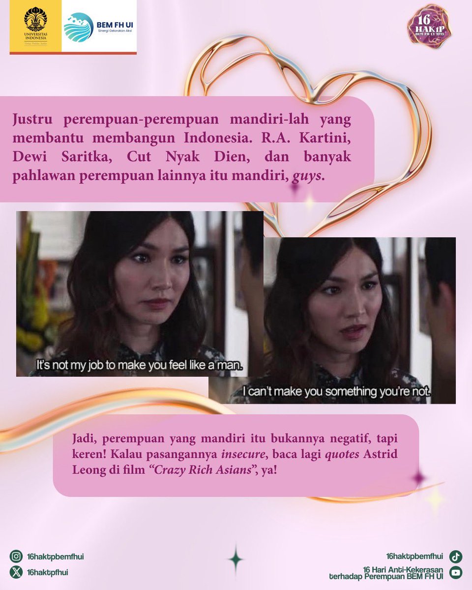 16haktpfhui's tweet photo. Menurut kalian, apakah perempuan memang nggak boleh “terlalu” mandiri? Mari kita simak lebih lanjut dalam postingan ini! https://t.co/57tyF8TCfN