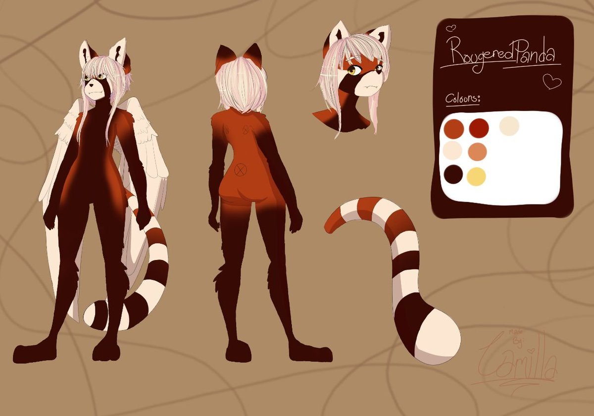 RedAngelOfLust's tweet photo. In case anyone was wondering wondering how my sona looked.~ https://t.co/Fg5kDu05aB