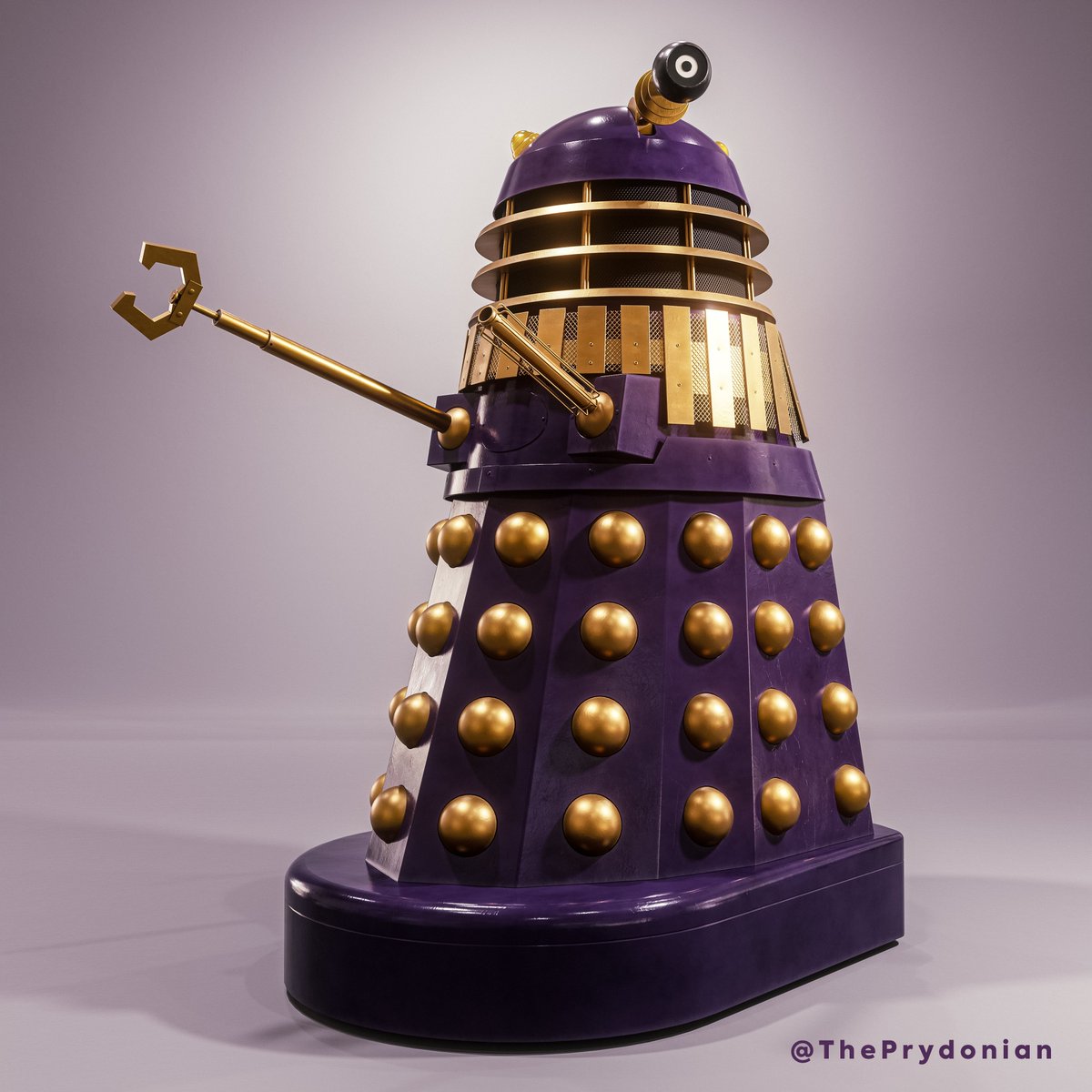 Purple Dalek Supreme (DWM 1993) #DoctorWho #DrWho #Daleks #Dalek #Blender