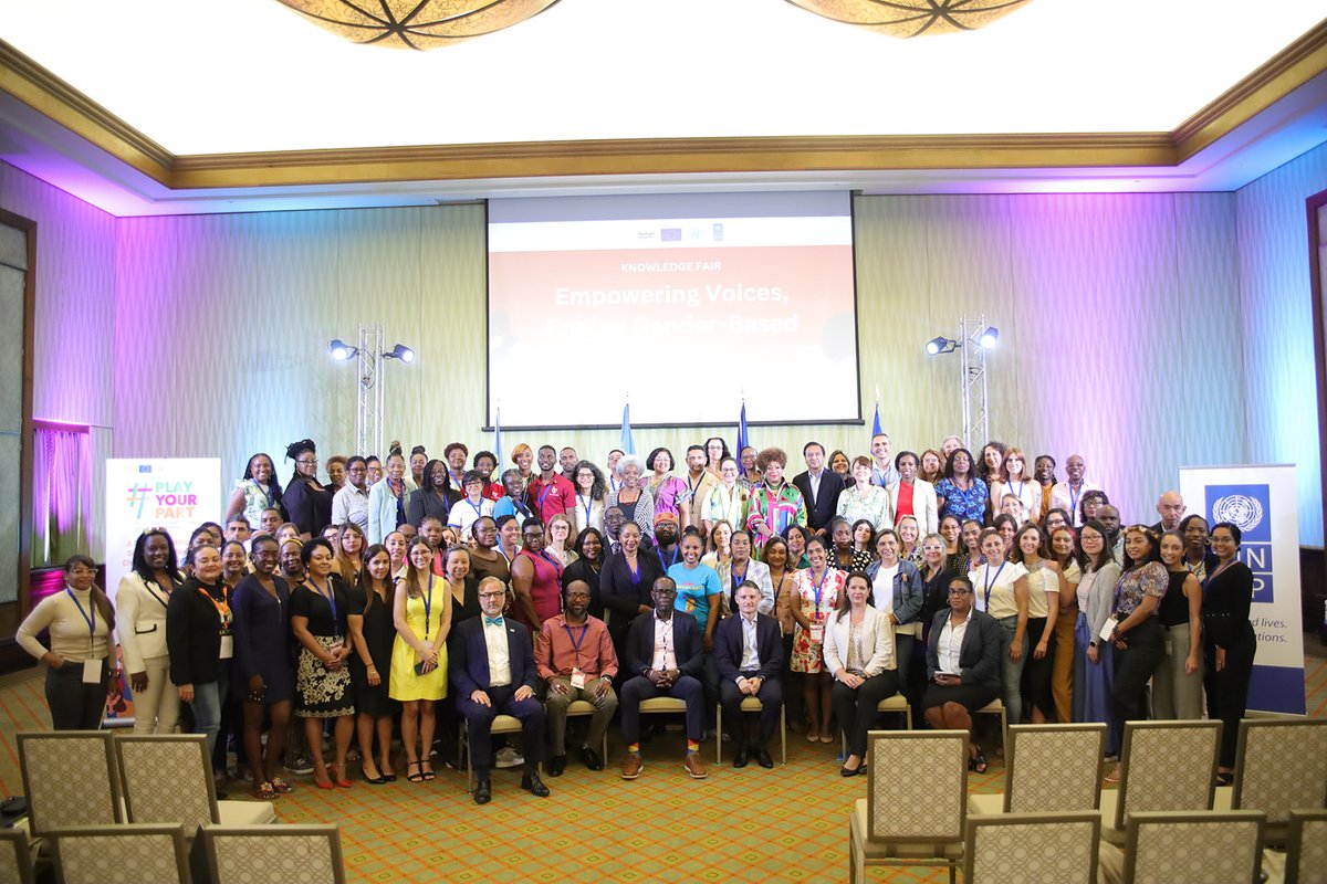 PNUDLAC's tweet photo. We finalized the successful #KnowledgeFair led by @UNDP under @GlobalSpotlight
An innovative event where experts, advocates, policymakers, and partners from all over the 🌎attended to identify emerging trends, and discuss the critical actions needed to address GBV effectively✅ https://t.co/qL7XGl9oyG