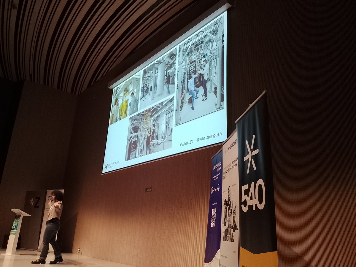 chicaSeattle's tweet image. #wtmz23 muy interesante la charla de Pilar Mollá sobre Computación Cuántica
