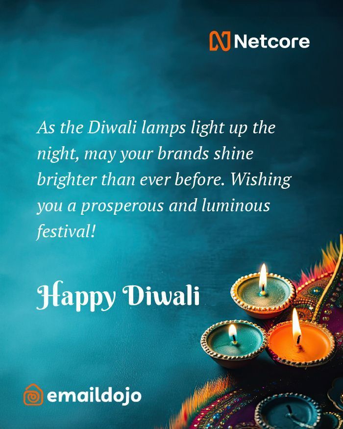 email_dojo's tweet image. Emaildojo by Netcorecloud extends warm wishes to everyone for a joyful Diwali celebration! May this festival of lights bring happiness and prosperity to your lives. #HappyDiwali #Diwali2023