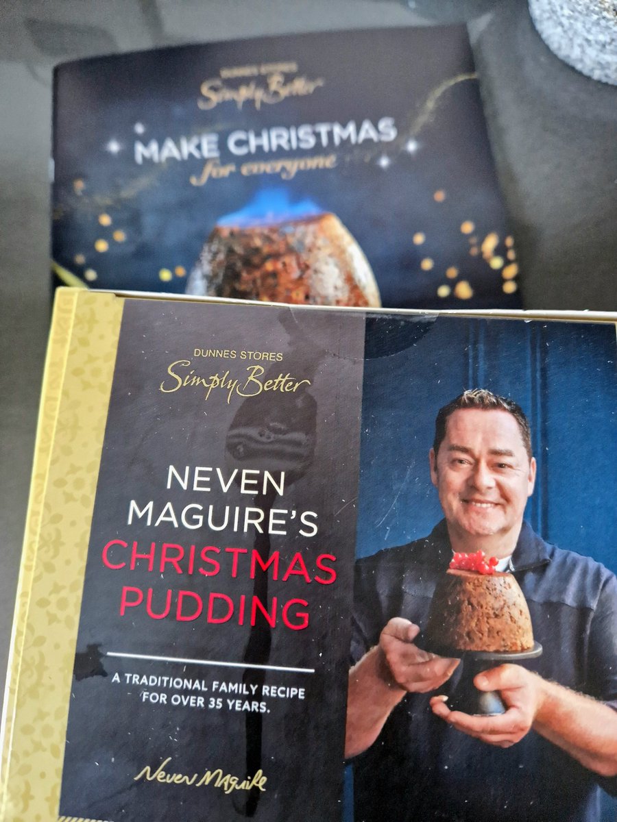 Know the way they say the early bird catches the worm...? Well I got the last @nevenmaguire @SimplyBetterDS Christmas Pudding on the shelf in Dunnes, Sligo at 9.00am this morning Something tells me these won't be around for too long....