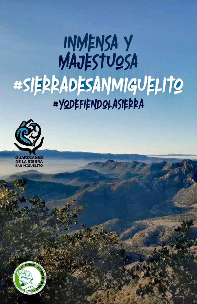 Universodelroc2's tweet photo. Con decisión y sin ceder un milímetro, yo defiendo la Sierra de San Miguelito

#sierradesanmiguelito #lasierrasomostodos #lasierranosevende #yodefiendolasierra

@julioastillero @lopezobrador https://t.co/3GbfLVWn7o