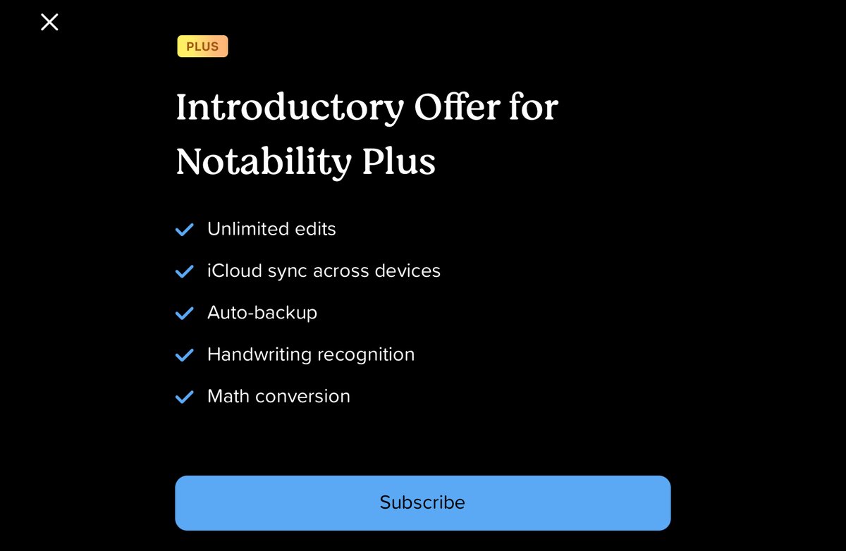 prem31415's tweet photo. unlimited edits on #notability plus monthly subscription after paying for the app? That sounds amazing! https://t.co/PLiYjDTA4o