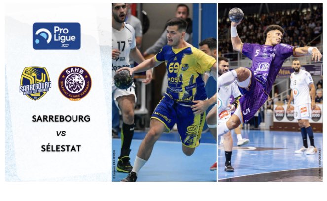 Votre week-end #sport sur les antennes régionales de #france3 sous le signe du #Handball !

⏰12 nov a 15h15
📺<a href="/F3Lorraine/">France 3 Lorraine</a> <a href="/F3Alsace/">France 3 Alsace</a> <a href="/FranceTV/">France tv</a> 
🎙️<a href="/MulinSamuel/">Samuel Mulin</a>  <a href="/Maya24S/">Signaté Mariama . OLY</a> 

Sarrebourg Moselle Sud Handball 🆚 Sélestat Alsace Handball

On vous attend !