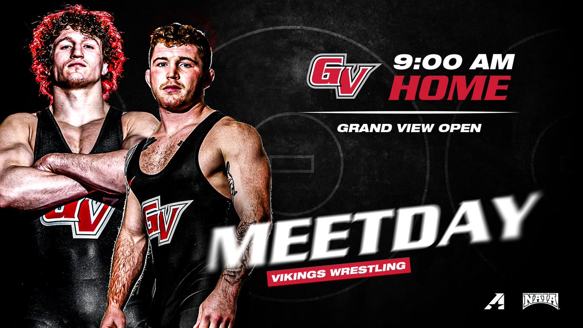 VikingAthletics's tweet photo. M🤼‍♂️ #MEETDAY | @GVWrestling
🆚: Grand View Open
📍: Ignit - Grimes, IA 
⏰: 9:00 AM 
📈: https://t.co/KfOmh2AHcf
📹: https://t.co/fMRbED6egR
🎟️: https://t.co/hAd9dVJyip

#ChampionshipLifestyle | #Voyage2Viktory https://t.co/hvO4jnfh9J