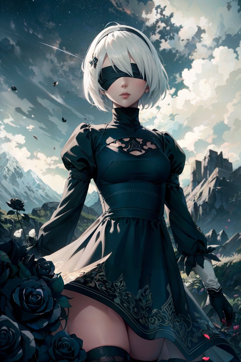 #2B from #NieRAutomata for today!
#AIArtworks #AIArtwork