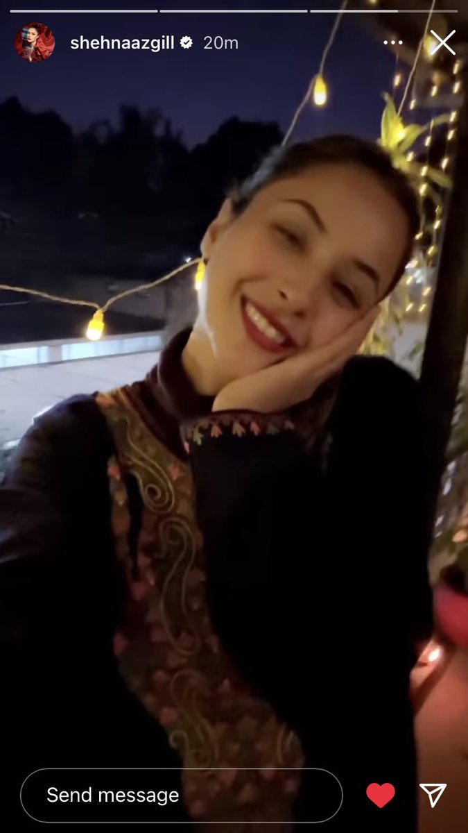 11 November 2023 Saturday post <a href="/ishehnaaz_gill/">Shehnaaz Gill</a>  #ShehnaazGill new Instagram story post new video post new update shehnaaz so pretty 🤩😍  #Diwali2023 #HappyDhanteras2023 ❤️❤️❤️❤️❤️🎉🎉🎉🎉🎉🎉🎉#WeLoveYouShehnaaz #SidNaaz 🌈