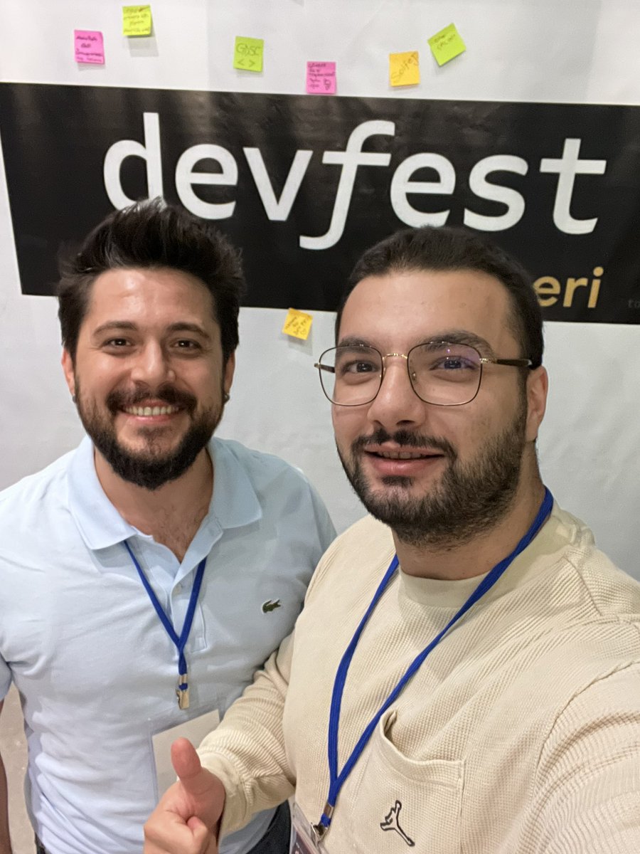 GDG Kayseri alandayız <a href="/hizliemre26/">Emre Hızlı</a> 👍