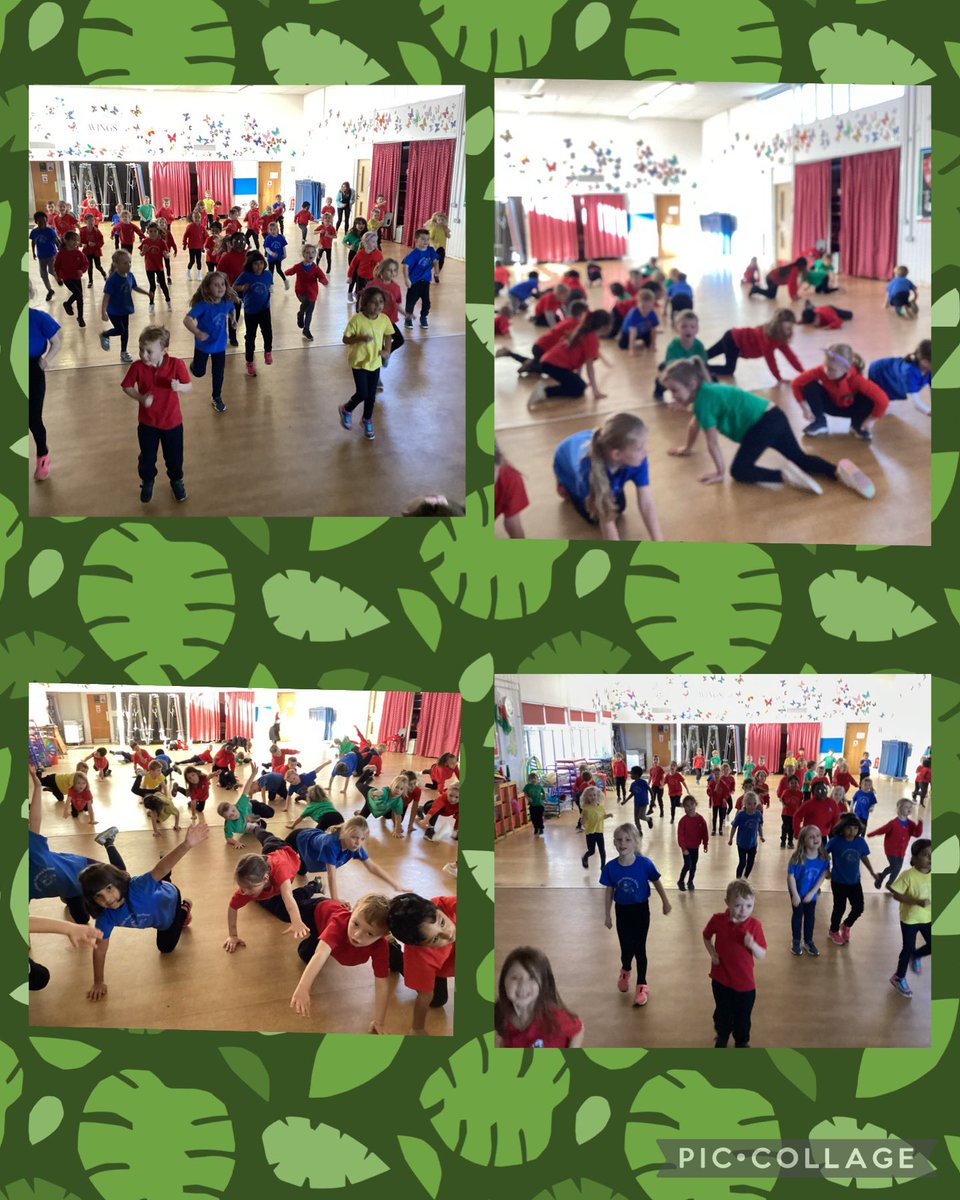 Llysfaen2029's tweet image. A great way to end our launch week of our new theme ‘Into the wild!’ #1KP and #1CS joined together to have a fun and lively PE session to explore how different animals move! #Intothewild #HWB #HCI 🦁 🐘 🐅 🙊 🦜 🐆