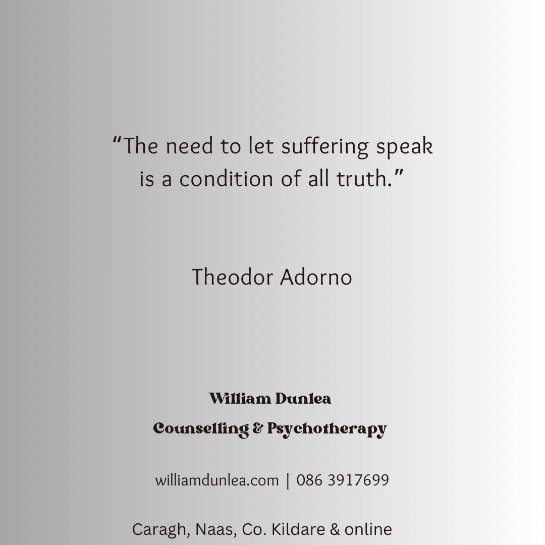 #thoughtoftheday #counselling #psychotherapy #kildare #onlinecounselling

williamdunlea.com