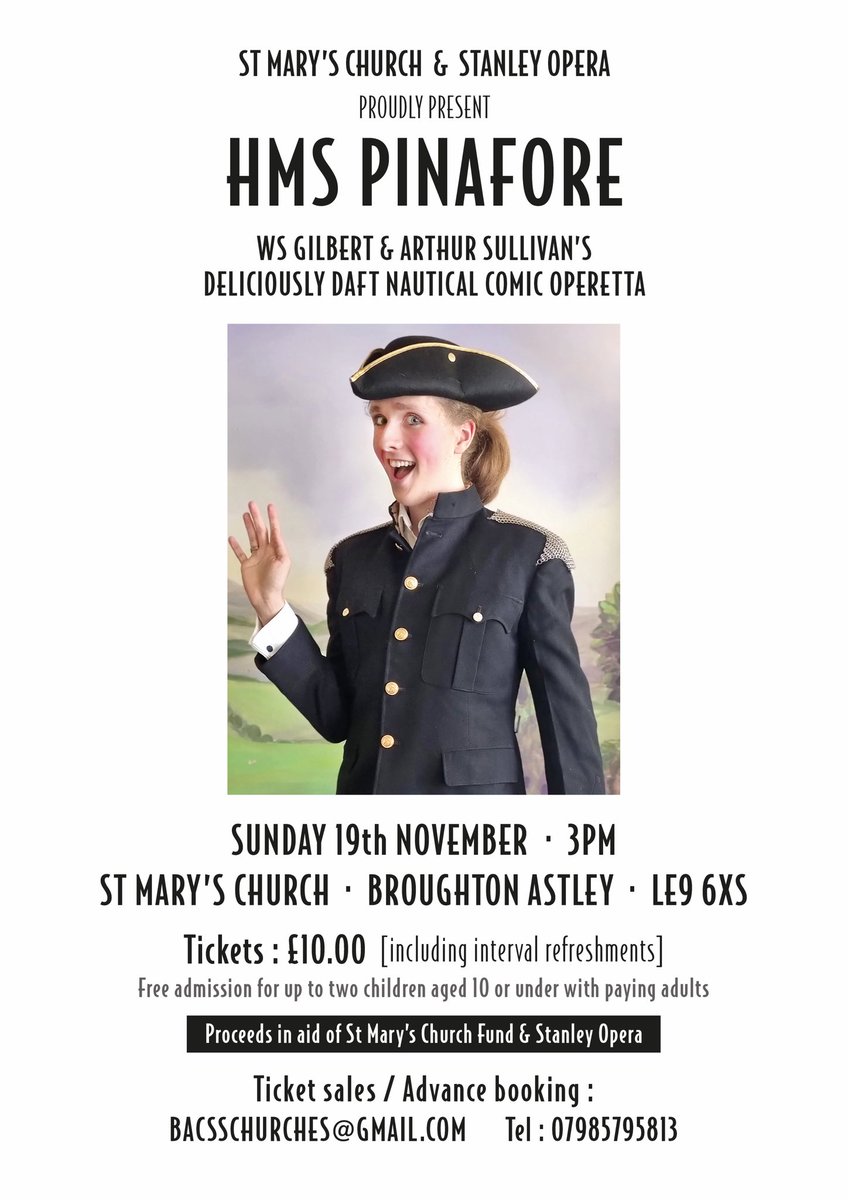 stanleyoperaco's tweet photo. Heads up. There are a handful of tickets still available for next weekend’s performance of this very popular show. Details below. https://t.co/t8TG1QRPp5