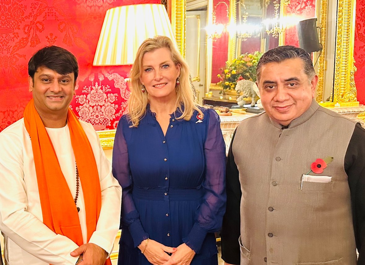 Fri, Nov 10th, Diwali and Bandi Chhor Divas celebrated with #Her #Royal #Highness, Sophie, #Duchess of #Edinburgh* by The Lord (Tariq) Ahmad of Wimbledon, Minister of State for Foreign, Commonwealth and Development Affairs. guests were invited to at #Lancaster #House in London.