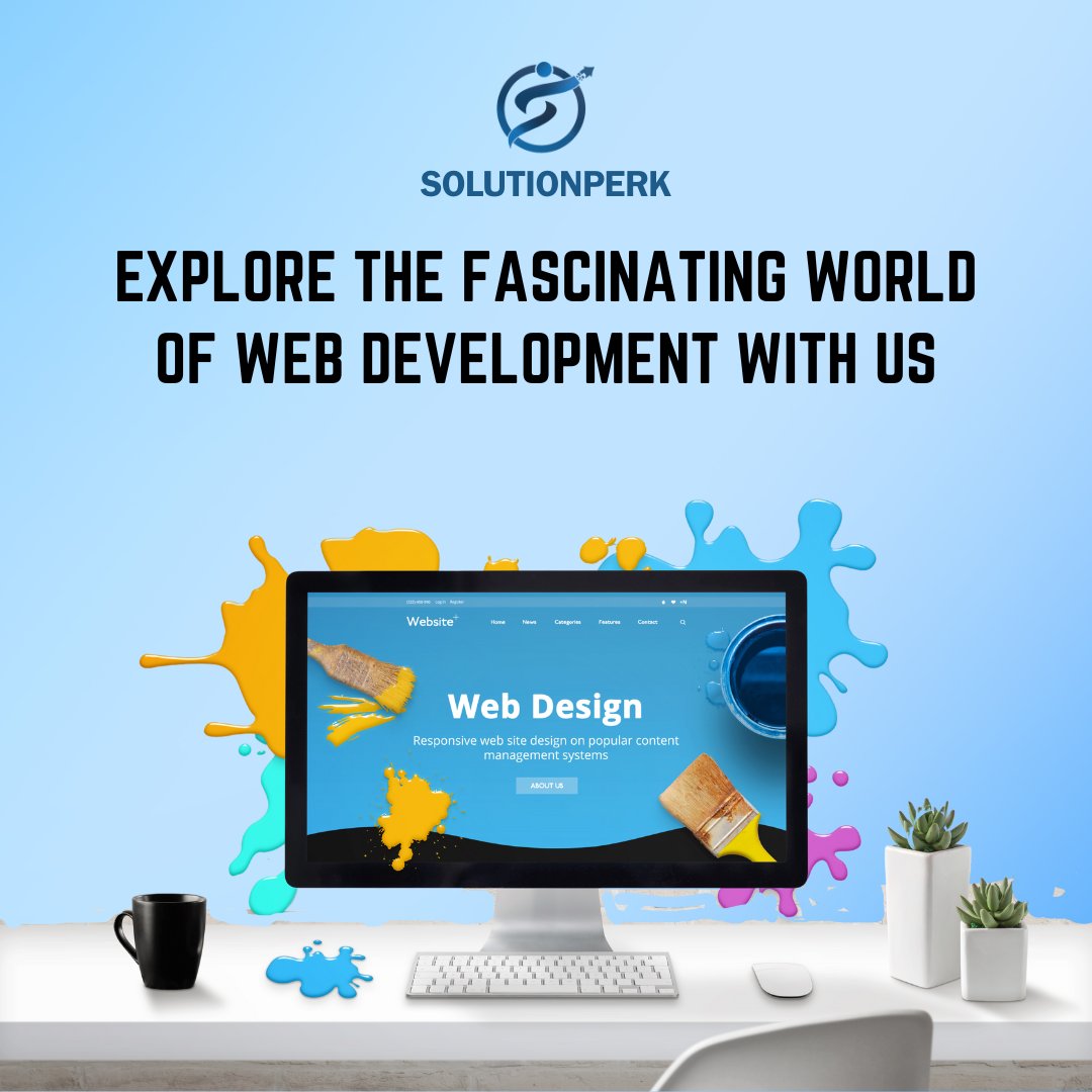 solutionperk's tweet image. Explore the fascinating world of web development with us. Learn how we create websites that blend form and function seamlessly. Your brand&apos;s digital journey begins here. 💻🌐

 #WebDevelopment #Webdesign #solutionperk #wordpress #webdeveloper