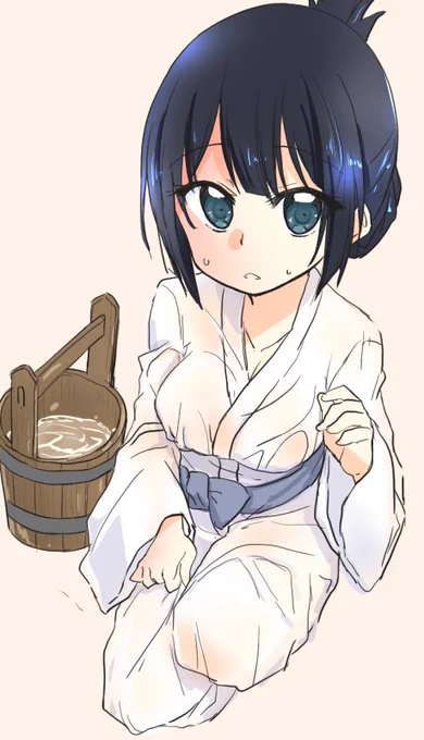 こんな寒い日はわっしーの水浴びを見て身も心も暖まりたい