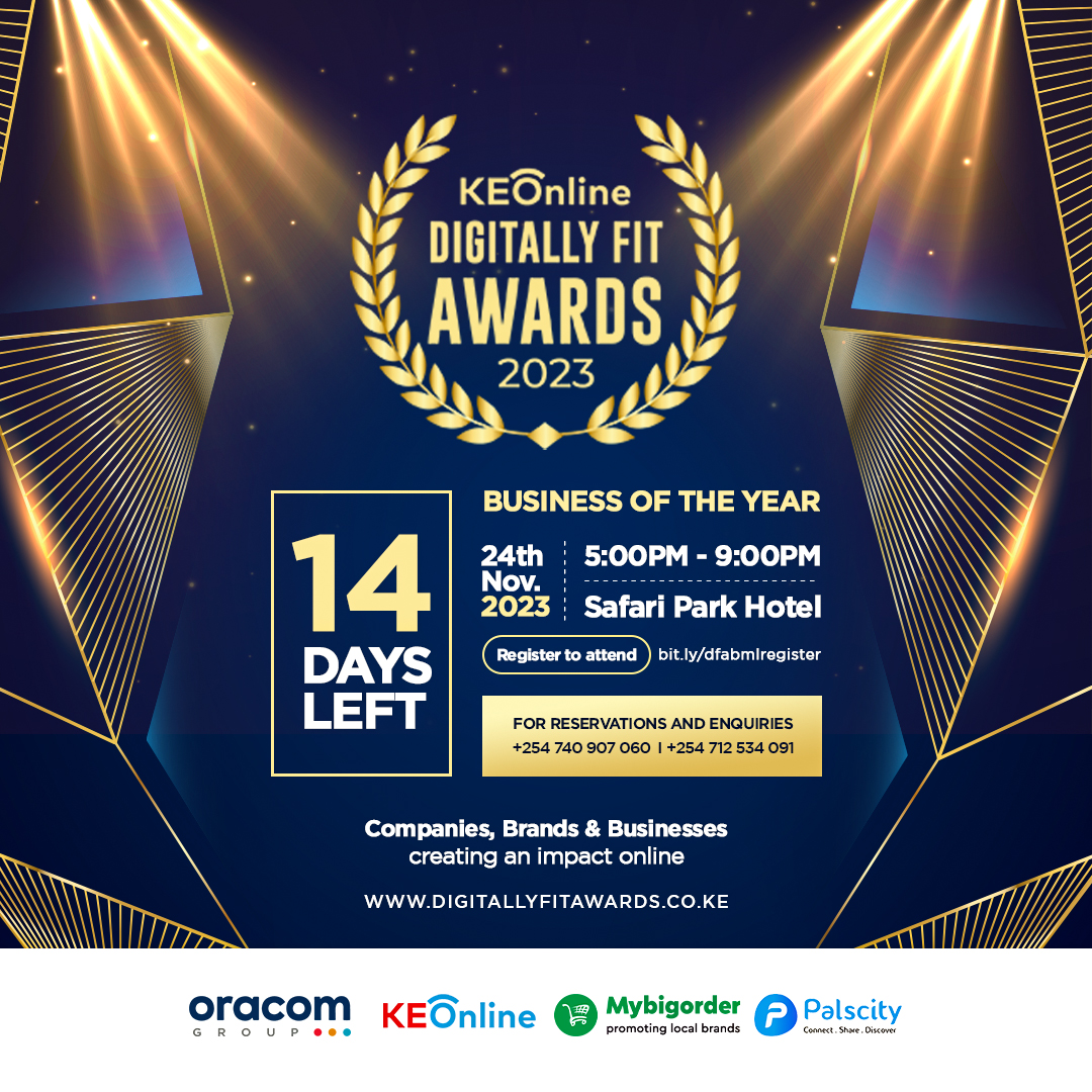 dollyxoxo7's tweet photo. Digital enthusiasts, join the Business of the Year race at #DigitallyFitAwards2023. Early Bird Offer extended till Nov 14th! Save the date - Nov 24th at Safari Park Hotel. Register now: https://t.co/xv1McqhNhD #MasculinitySaturday #kaundauongoman #davidndii #TTTT #Raila #Uber https://t.co/neMgd4smMJ