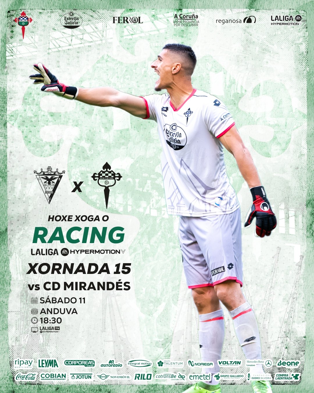 Racing Club Ferrol on X: 🌤️ Buenos días! 🤝🏼 Paces? 📹 Vamos a conocer  un poco a los nuevos fichajes! 🎥 Parte 1 👋🏼 Buena tarde!   / X