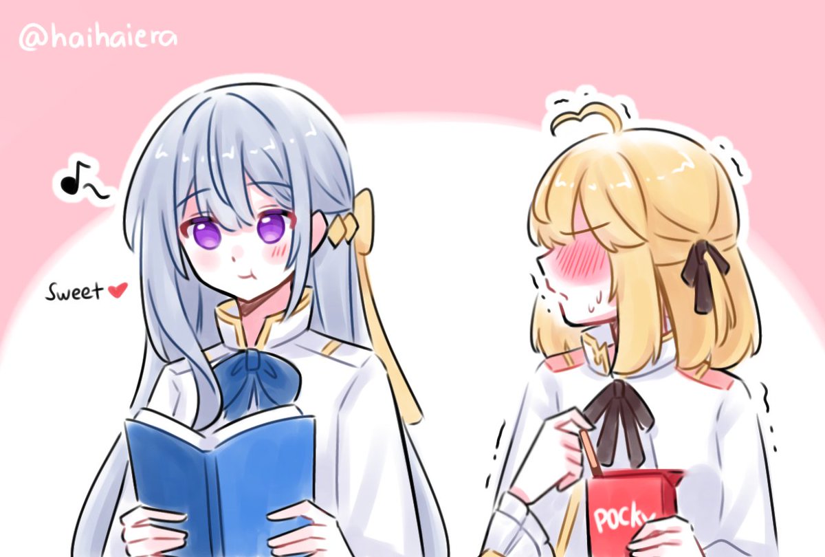Pocky is best eaten mouth to mouth after all
#転天 #転天アニメ #PrincessGeniusFan #ポッキーの日