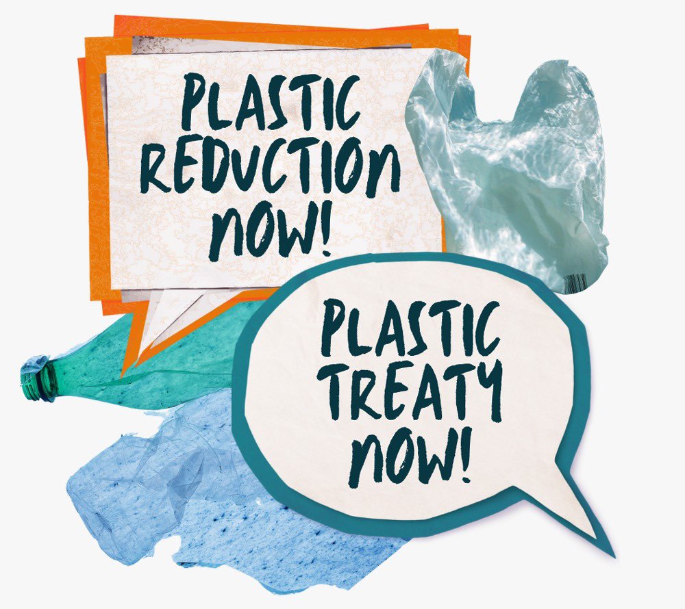 Say no to single-use plastics! Support the call for a robust Global Plastic Treaty at INC3 to end the cycle of production and consumption. Let's build a world free from plastic waste.

#PlasticsTreatyMarch
#BreakFreeFromPlastic
#INC3
#LessPlasticMoreLife
#GlobalPlasticTreaty