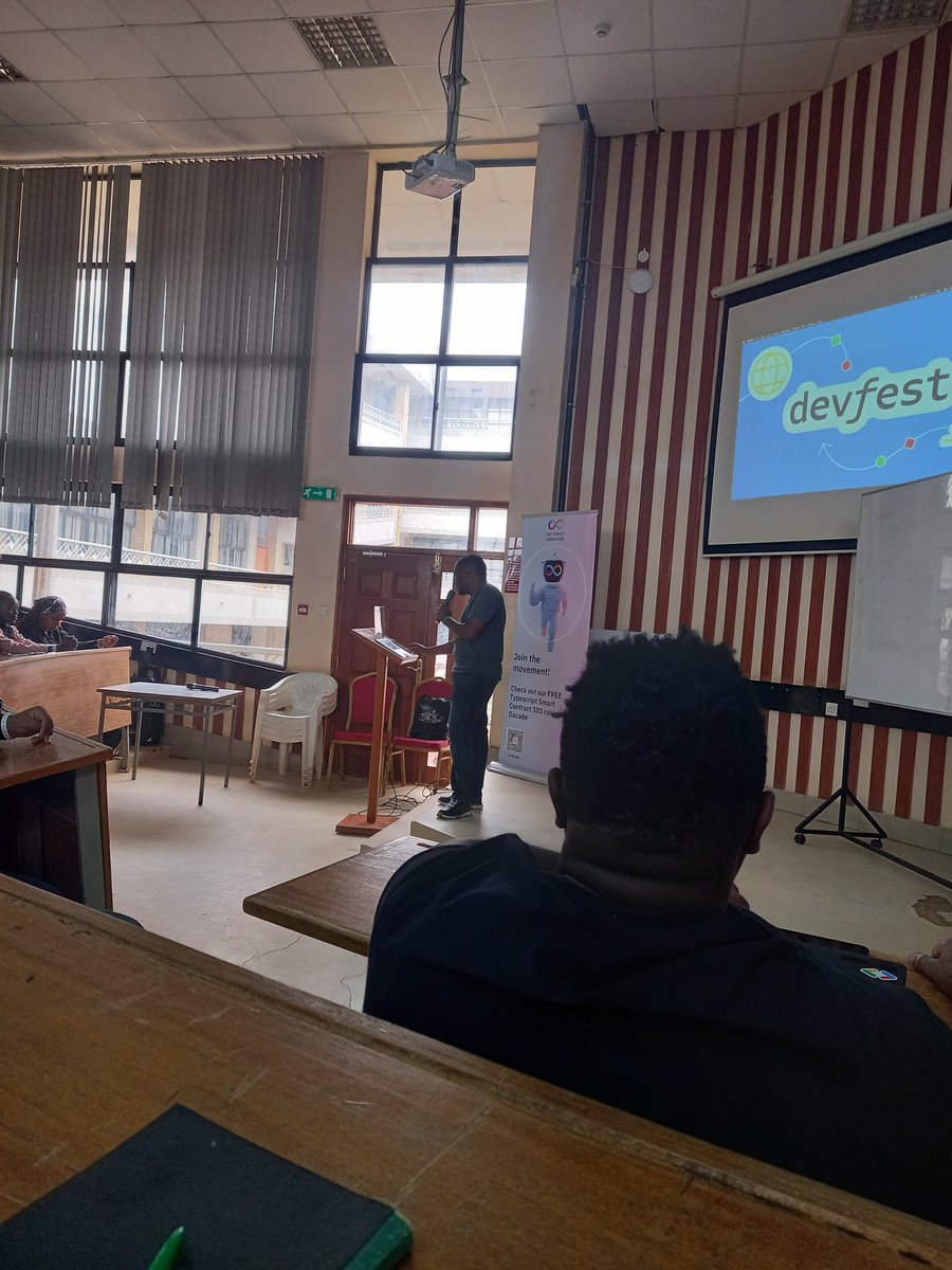 WaithakaFM's tweet photo. 🎤 A wonderful keynote @GdgnyeriC 
From @_jkimani about insight in tech
Here are some takeaways
- Goolgle Code lab
- Machine learning crash course
- Community by Community for community 
- Challenge yourself GDSC Solution Challenge 
- Google summer of code
#DevFestMtKenya https://t.co/8l89Ep2UrW
