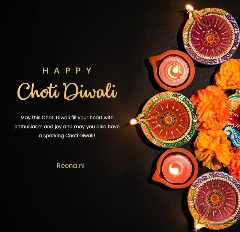 Reenadotnl's tweet photo. May every Diya you light be a bearer of Hope, Health and Happiness 😊🪔✨” 

Happy Choti 🪔 #Diwali 

- https://t.co/NPrfcBMX5b 
#Diwali2023 #SubhDiwali #Divali #chotidiwali #ReenaNL https://t.co/vsIcvBHYij
