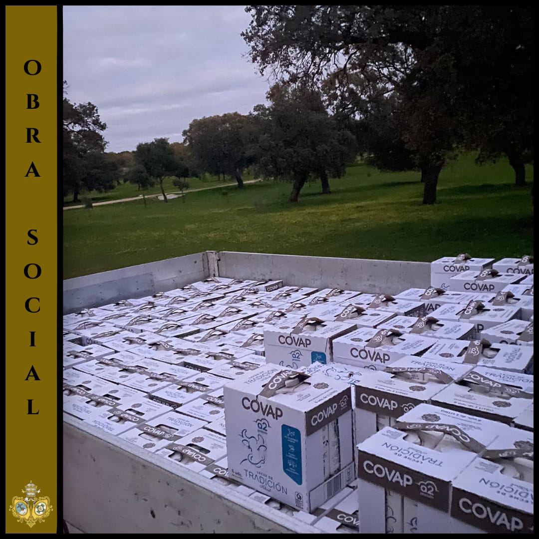 HdadPazCordoba's tweet image. En la tarde de ayer nuestra Hermandad recepcionó una importante donación de leche por parte de @Covap.

Agradecemos profundamente a esta importante empresa cordobesa su generosidad, que permitirá a nuestra Diputación de Caridad destinar la misma a diversas causas caritativas.