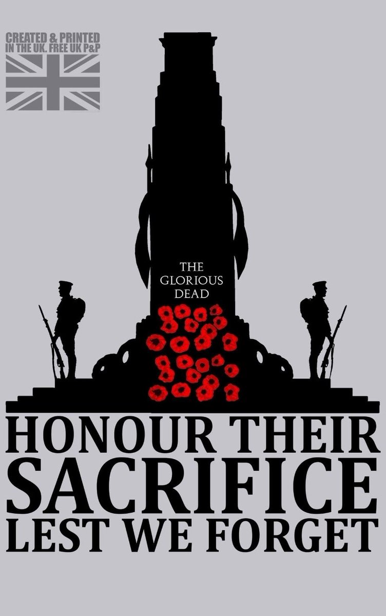 Thank you!!! To every single one of you! Your sacrifices gave us our freedom today. We will never forget what you have done for us all. We will remember, 'Our Glorious Dead' ❤️ 🤝