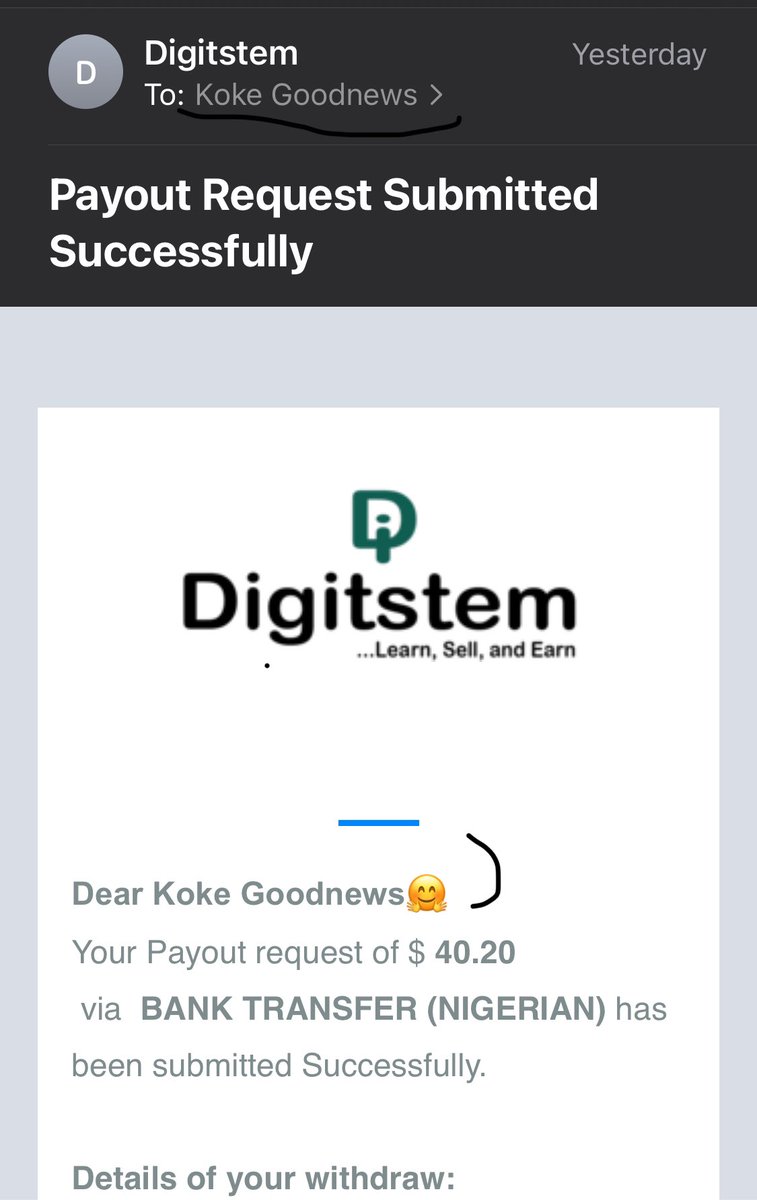 golden_smile220's tweet photo. My weekly allowance don land ohh💃💃💃💃💃 @digitstem just Dey burst my head 😩😩😩. Special thanks to @Udemezue_Vivian for showing me this road ohh, God bless this platform, God bless my coach. More sales to us affiliates💯💯💯
#MTNNigeria #At22 #Illorin https://t.co/CplXPJYtwY