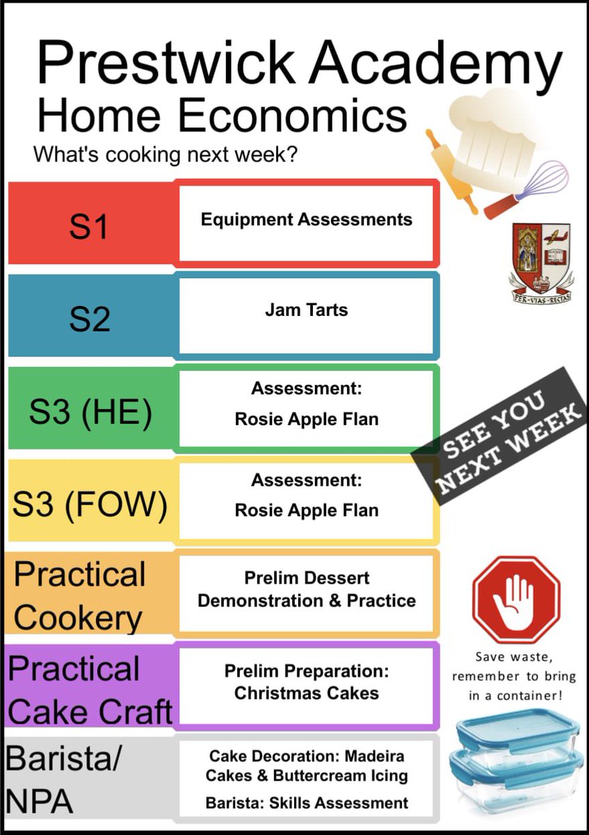Prestwick Academy Home Economics 🥙🍰🥧 (@homeecprestwick) on Twitter photo 