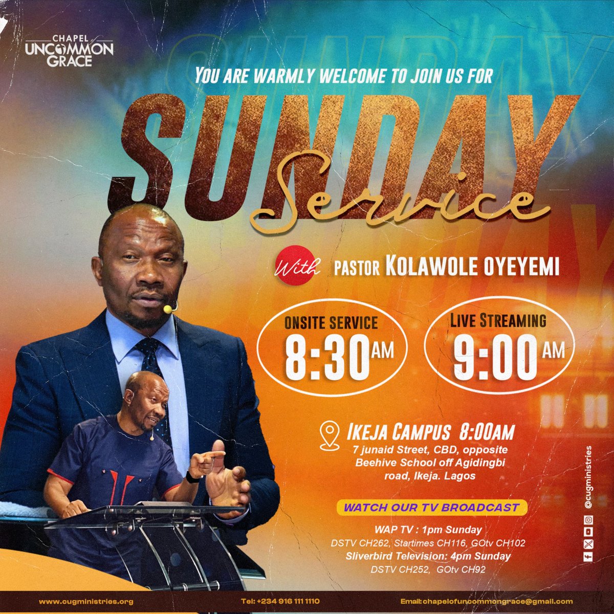 CUGMinistries's tweet image. You are welcome to be a part of our Sunday worship experience. #cugministries #therelevantchurch