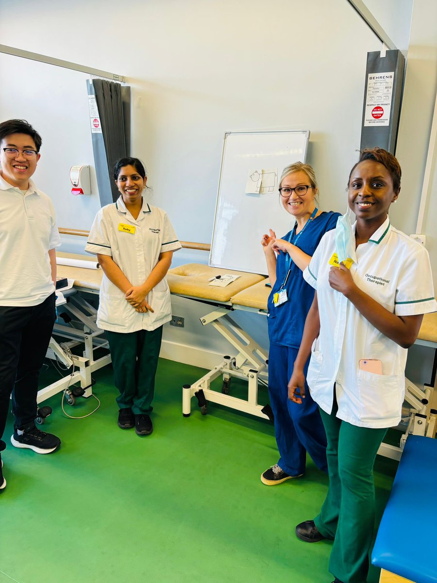 Spent some time with the Occupational Therapy Team @NorthMidNHS this #OTWeek  to celebrate all things OT! (+Cake always welcome)