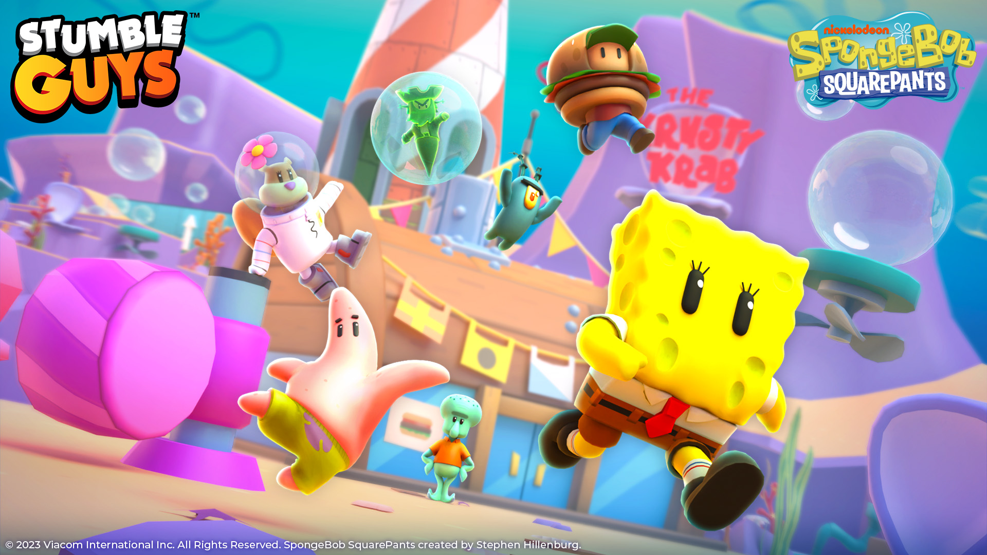 Spongebob and Friends Stumble Into the Stumble Guys World - The Licensing  Letter