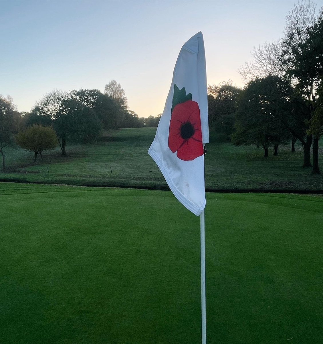 Lest we forget Good luck to everyone playing in the poppy appeal team stableford today. Beautiful day for a round of golf ⛳️