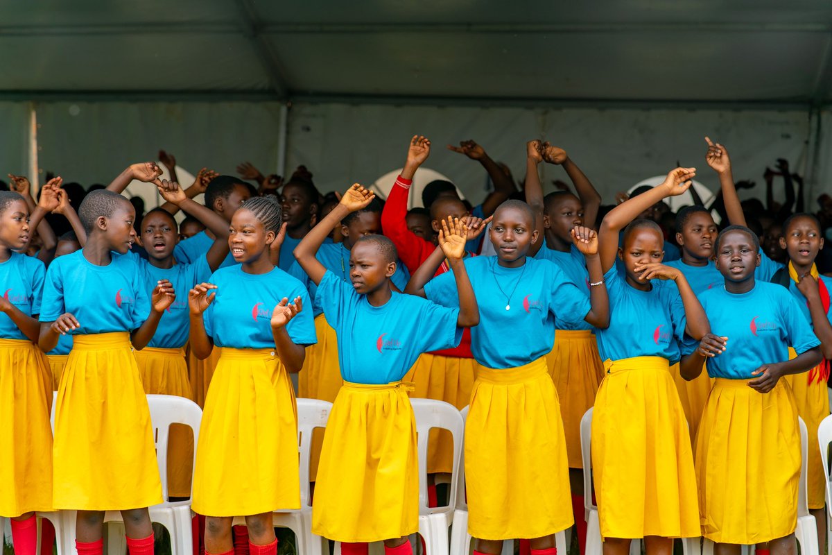 GirlUpUganda's tweet photo. Education is the key to unlocking the golden door of freedom and opportunity." - George Washington Carver. Today, we celebrate #LearningDay2023, witnessing 1,818 bright minds graduate from our Adolescent Education programs. 🌟 https://t.co/CVLJIuphrJ