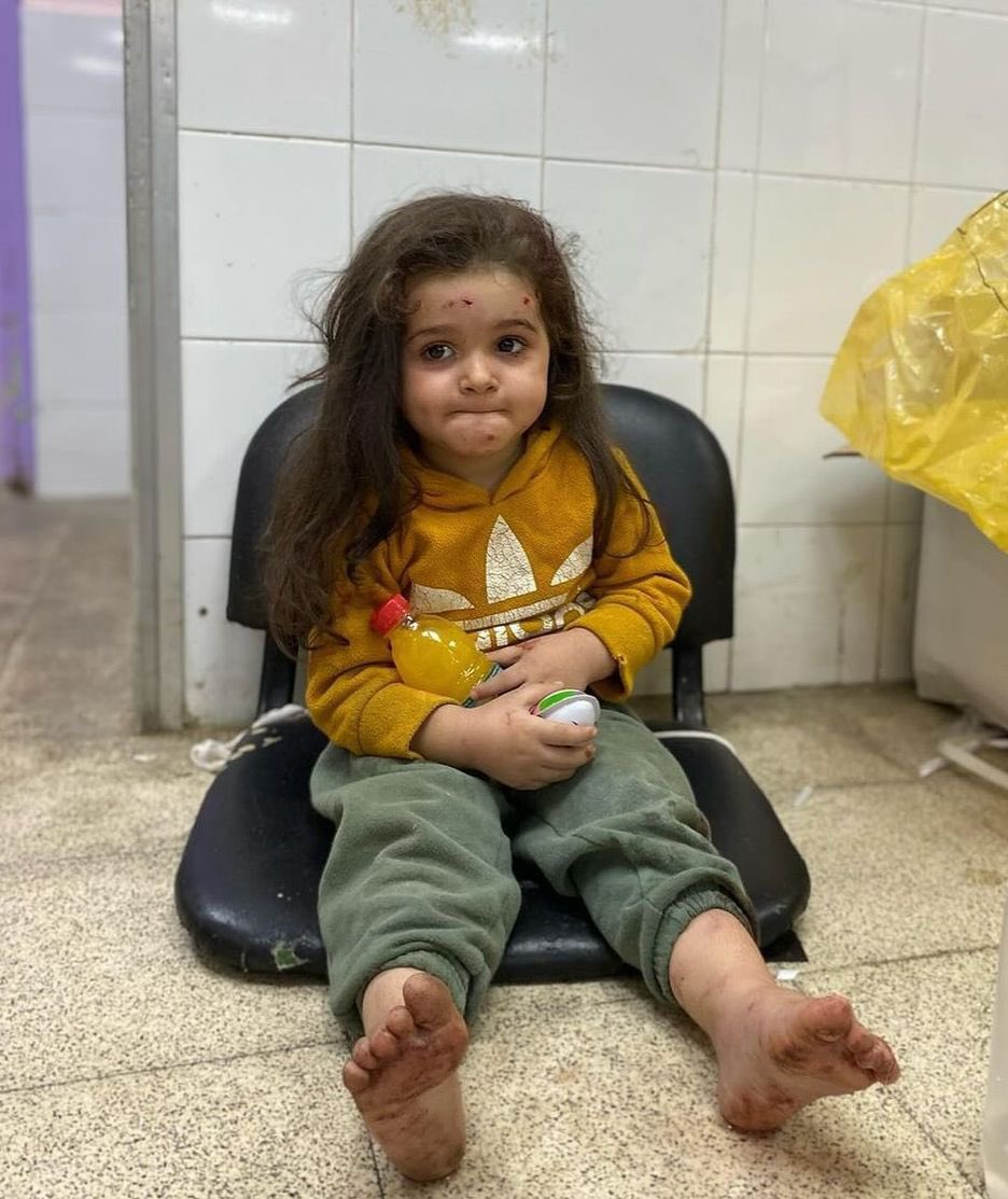 MuhammadSmiry's tweet photo. Her name is Julia, she lost her parents in the lsraeli bombing on Gaza https://t.co/Sf0Sbavj1h