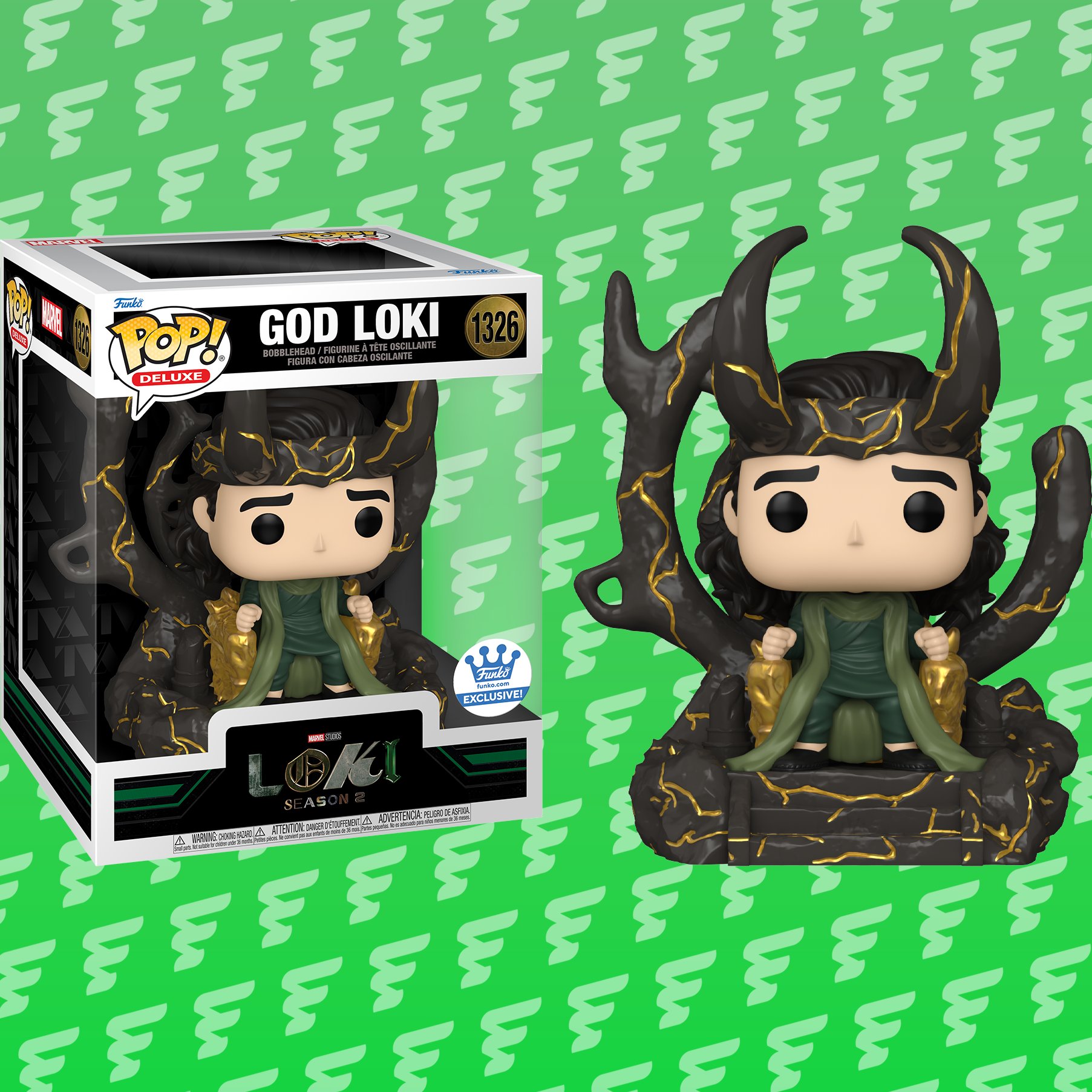 FunkoFinderz  Funko Pop! News & More! on X: First look at Funko Exclusive  God Loki Pop! Deluxe. Coming soon! #Loki #LokiSeason2 #LokiS2 #Funko # FunkoPop #FunkoPopVinyl  / X