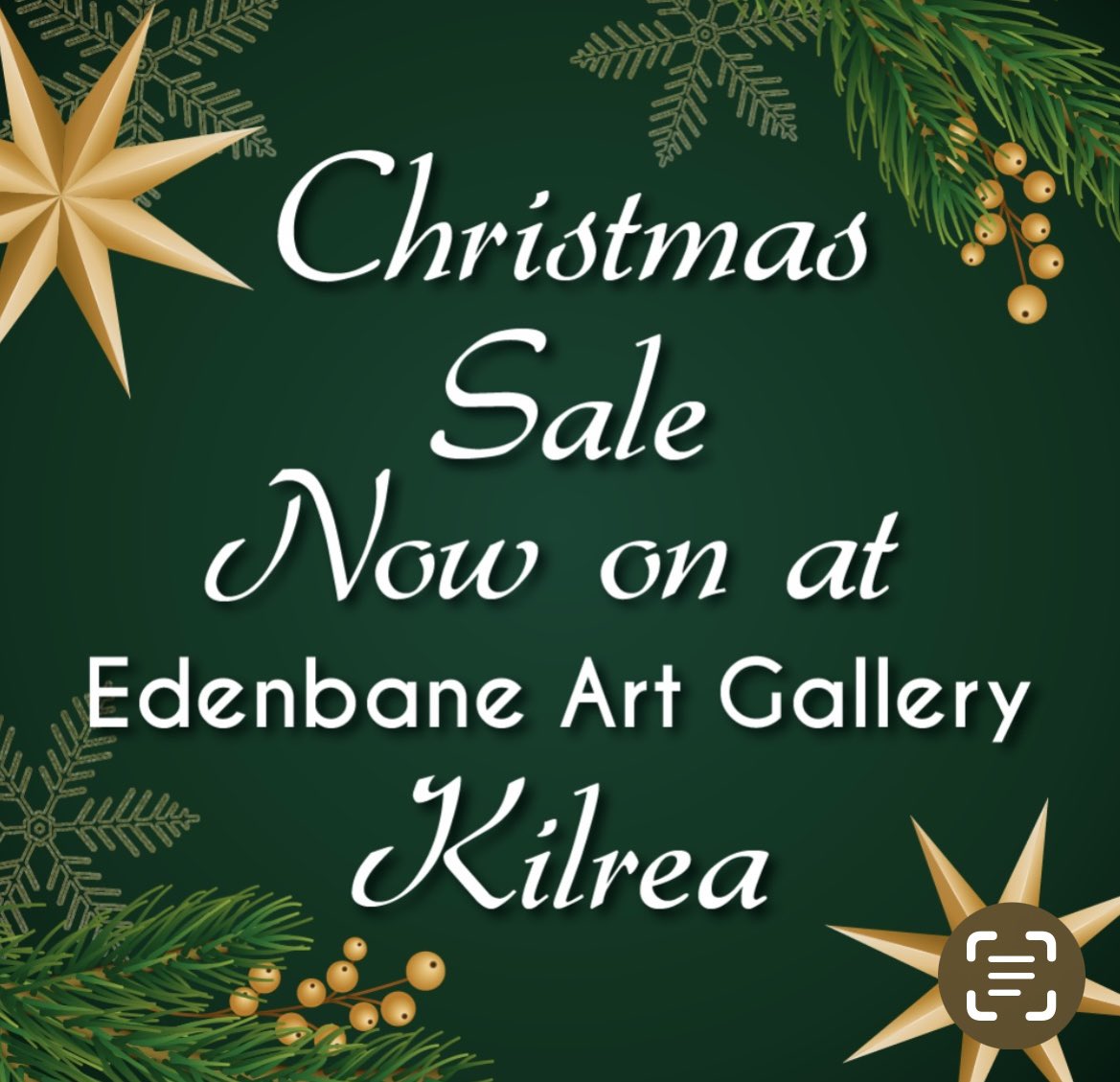 edenbaneart's tweet photo. Edenbane Art Kilrea open today until 6 pm🎅🏼🎄 https://t.co/AlX1PKIwBH