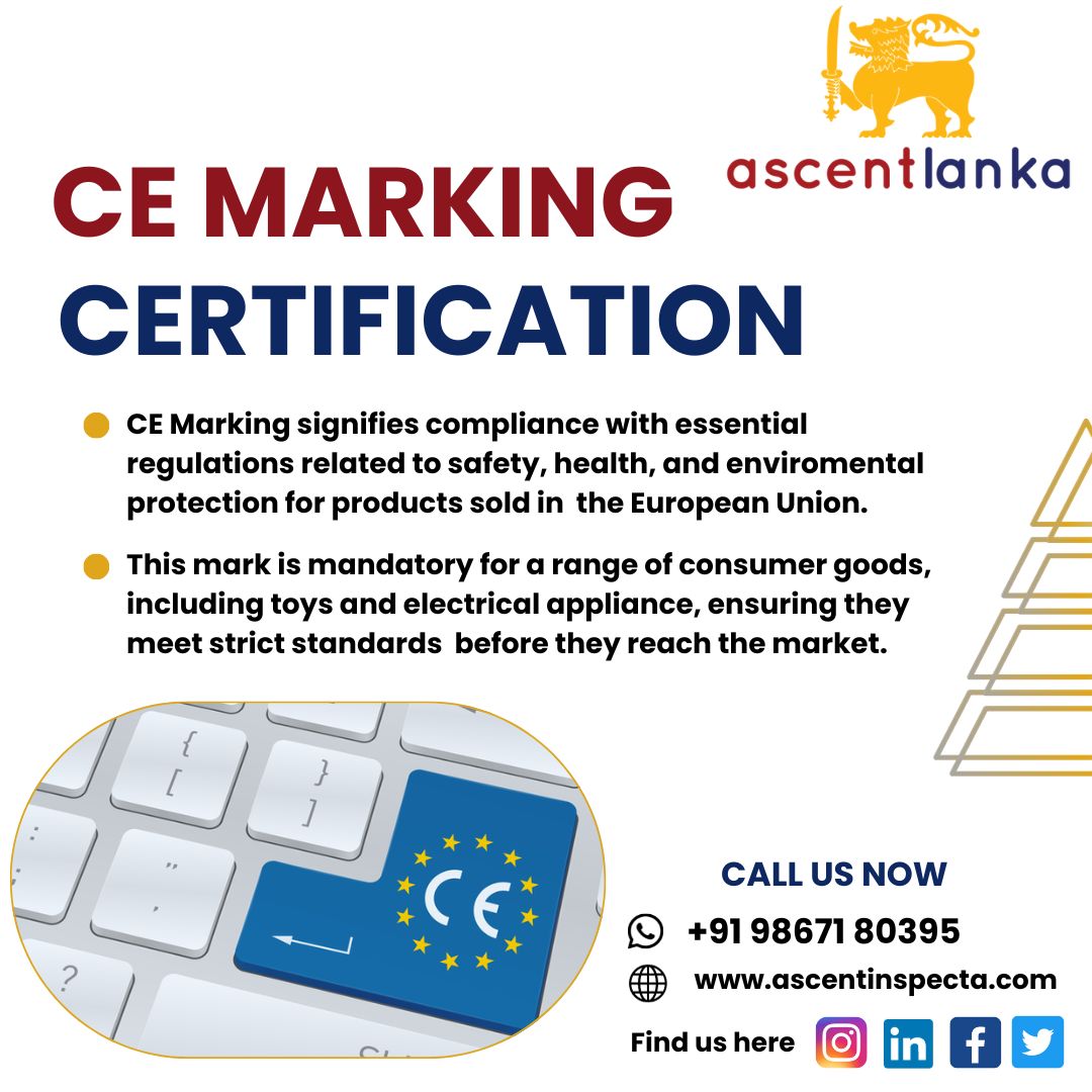 AscentLanka's tweet photo. CE marking 
#ascentinspecta #ascentlanka #ascentmaldives #iso #iso9001 #iso90012015 #cemarking #regulatory #medtech #certification #pma #medicaldevices #toys #electronics #cemark #safety #consulting #isocertification #iso45001 #charger #bulb #iso22000 #iso28000 #gmp https://t.co/K0JgeRW7BA