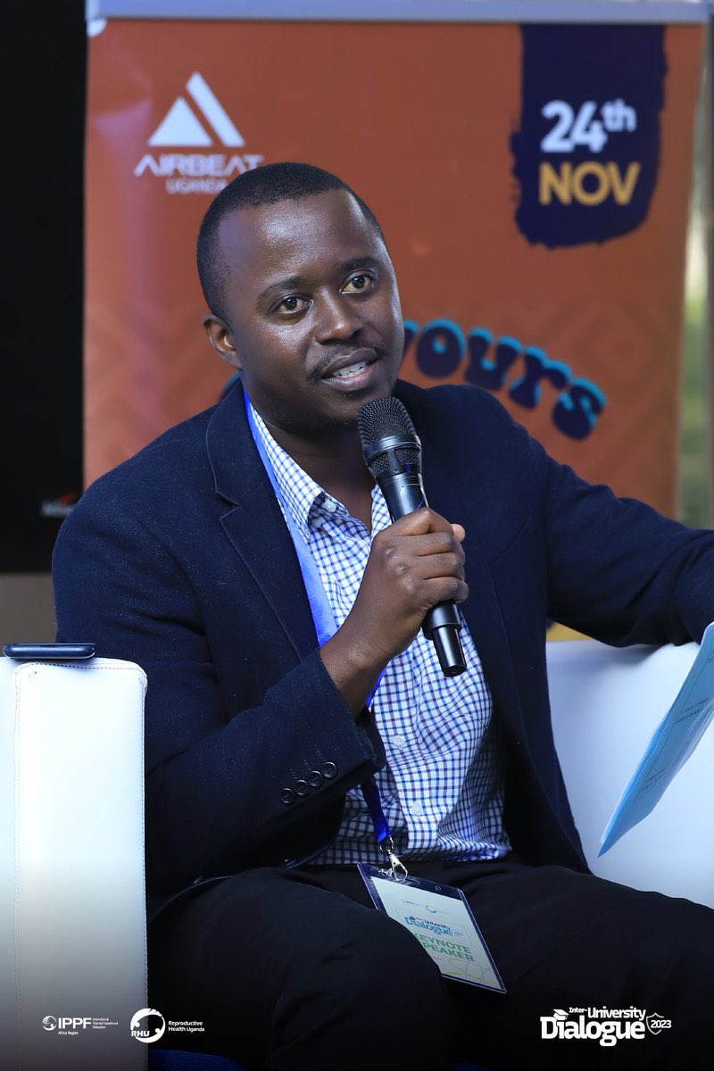 EstherBirungi22's tweet image. “There is a lot of stigma when it comes to access of SRHR services &amp;amp; information”
A student can’t freely walk into a health center and ask for a condom or emergency pill without being judged. 
Dr Allan Kasozi from @MinofHealthUG in his Keynote address. 
#GettingItRight #IUDUg23