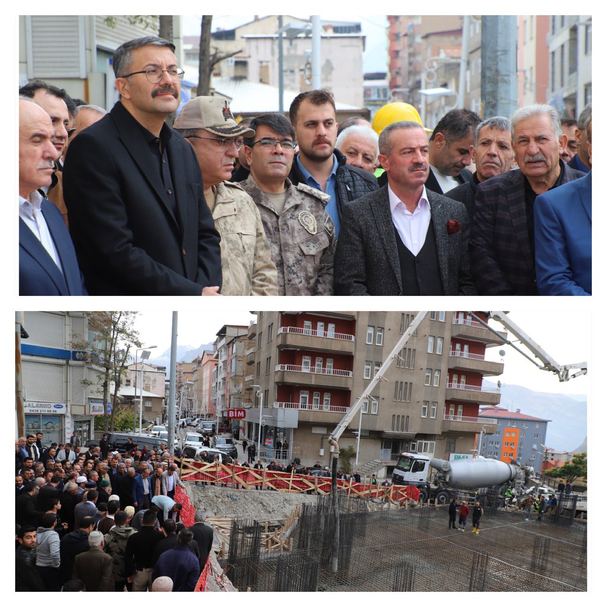 KayaZeydin's tweet photo. 📍Hakkari 

✅ Hacı Sait Camii Temel Atma Töreni

Valimiz/Belediye Başkan Vekilimiz Sn. Ali Çelik, İl Protokol üyelerimiz ve Teşkilatımızla birlikte;

İlimizde yeni yapılacak olan Hacı Sait Camii temel atma törenini dualarla gerçekleştirdik. 

Emeği geçen herkesten Allah razı olsun. 

Rabbim bu güzel eseri, çocuklarımızın ve gençlerimizin hem dini eğitimlerini almalarına, hem ibadetlerini yapmalarına, hem de geleceğe büyük eserler bırakmalarına vesilesi eylesin.

Rabbim tez zamanda Camimizi inşa, imar ve ihya etmeyi, içinde ibadet ile salih ameller yapmayı  hepimize nasip eylesin.

İbadete açıldığı günleri de göreceğiz inşallah. 🤲

Hakkari'mize hayırlı olsun.

@Akparti 
@RTErdogan 
@DIBAliErbas 
@alicelik_64