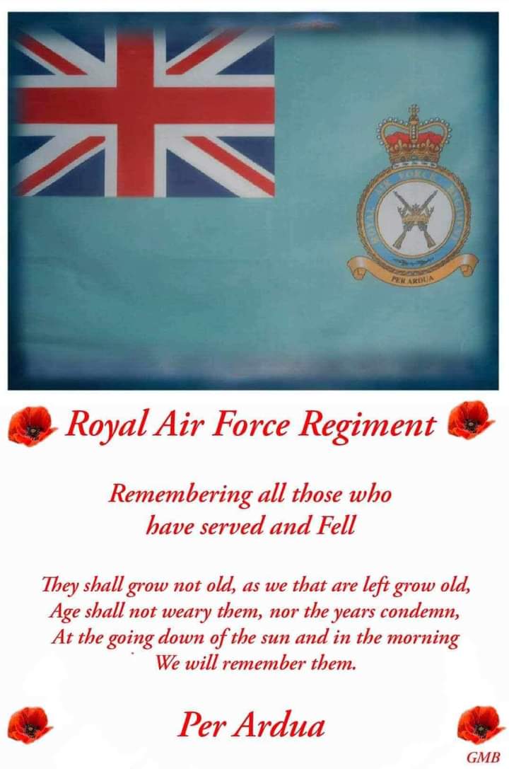 We will remember them. Per Ardua.