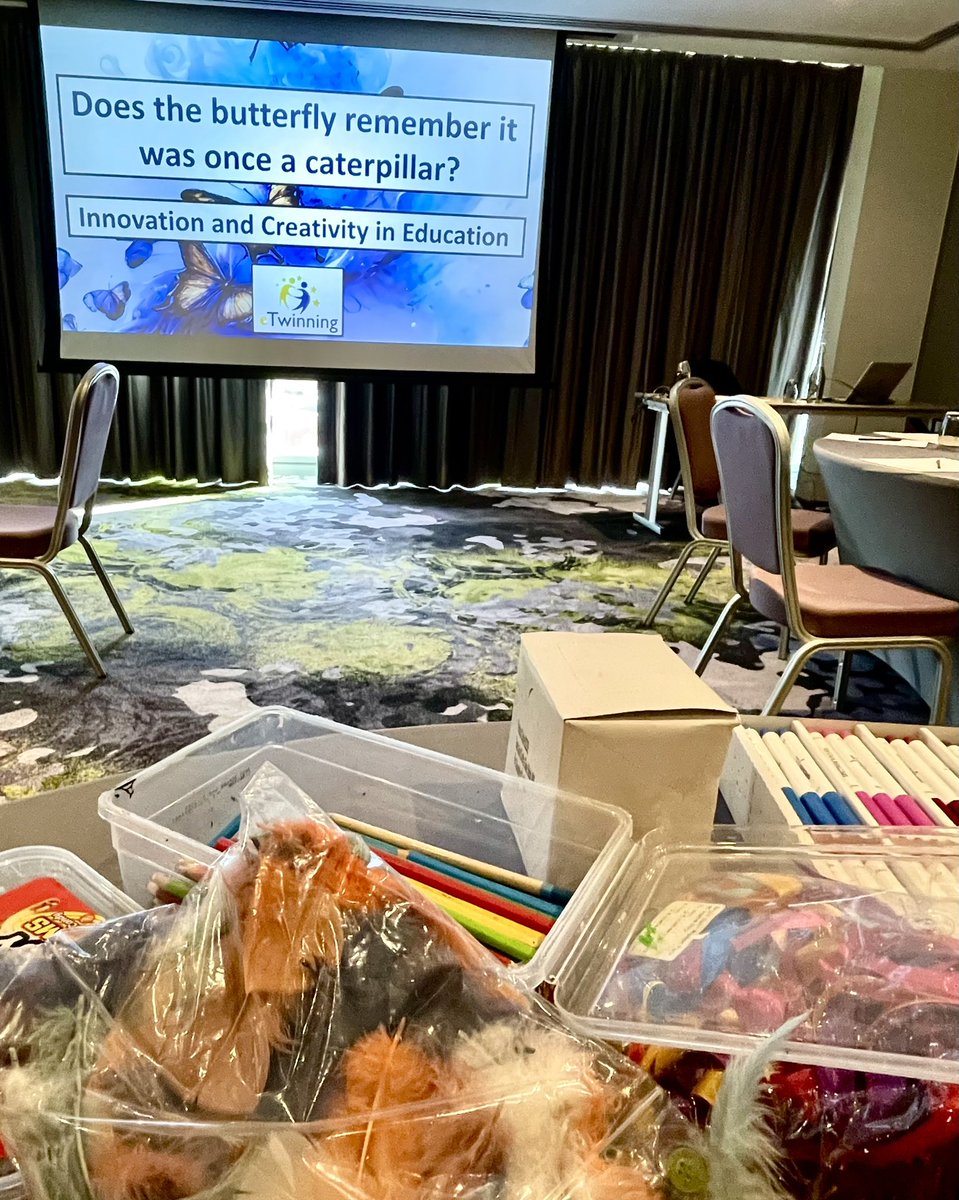 All ready to go here with our Innovation & Creativity workshop @thegibsonhotel this morning as part of the #eTwinningNationalConference @Leargas @Leargas_etwinn