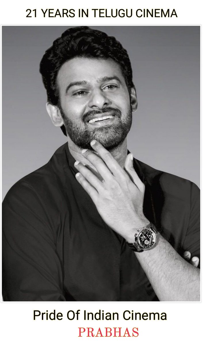 itelugu365's tweet photo. #Prabhas
Completes 21 Years Journey In Telugu Film Industry ❤️💐🌟💥🔥
A True GameChanger Of Telugu Cinema ☀️👏🤙

#21yearsOfRebelStarPrabhas
#SalaarCeaseFire
#SalaarTrailerFromDeC1st #SalaarCeaseFireOnDec22
#DharmaTalks https://t.co/ga5YFQzpBY