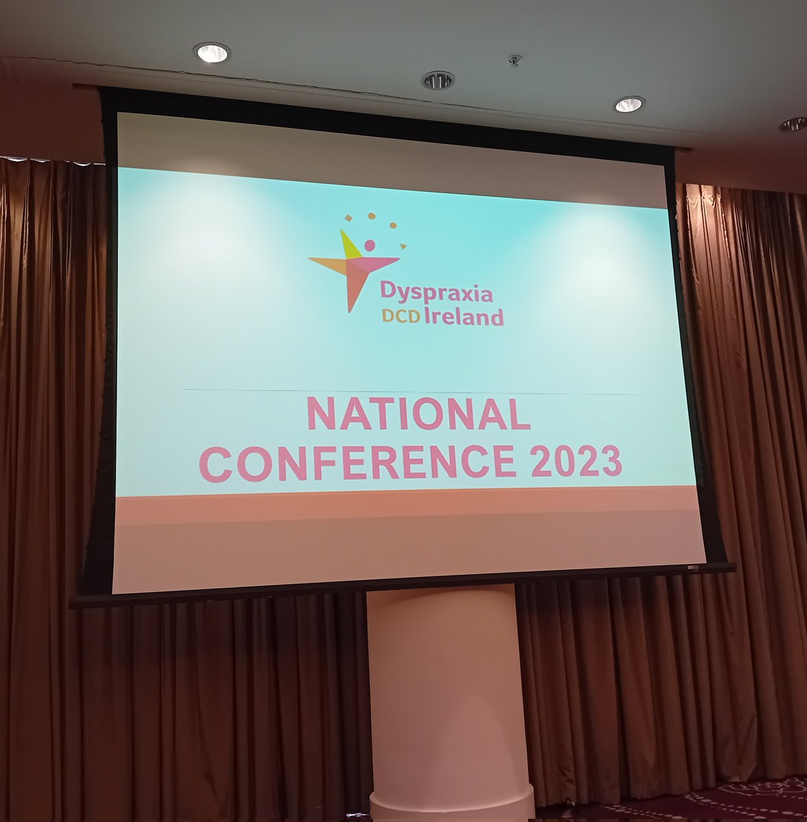 Delighted to speaking be presenting @dyspraxiaIRL conference today. Incredible advocacy work by this organisation @sharonlane