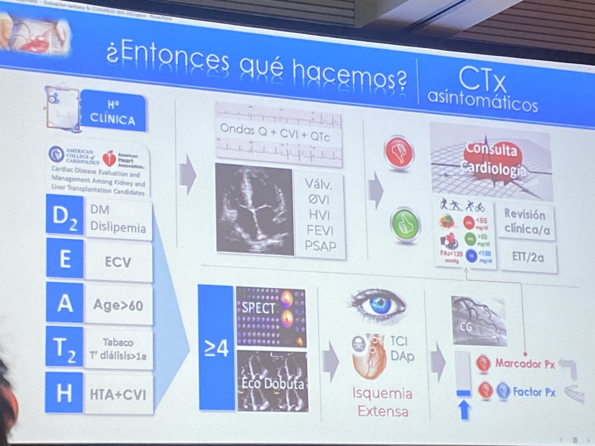 SENTRAsplante (@sentrasplante) on Twitter photo Evaluación para el trasplante renal@Senefro23
Dr Aldama, charla magistral 👏👏NO a la revascularización profiláctica sólo beneficio lesión tronco común y descendente anterior ❤️ hábitos fundamentales ‼️ diferenciar marcador y factor riesgo ‼️<a href="/SENefrologia/">S.E.N. Nefrología</a> Evaluación para el trasplante renal@Senefro23
Dr Aldama, charla magistral 👏👏NO a la revascularización profiláctica sólo beneficio lesión tronco común y descendente anterior ❤️ hábitos fundamentales ‼️ diferenciar marcador y factor riesgo ‼️<a href="/SENefrologia/">S.E.N. Nefrología</a>
