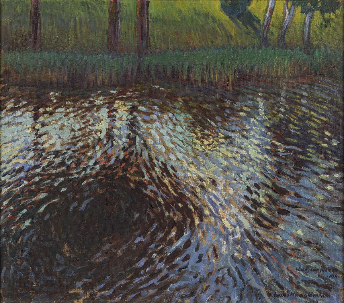 Biraz ışıltı ✨ Väinö Hämäläinen ‘Sudaki Yansıma, 1911’