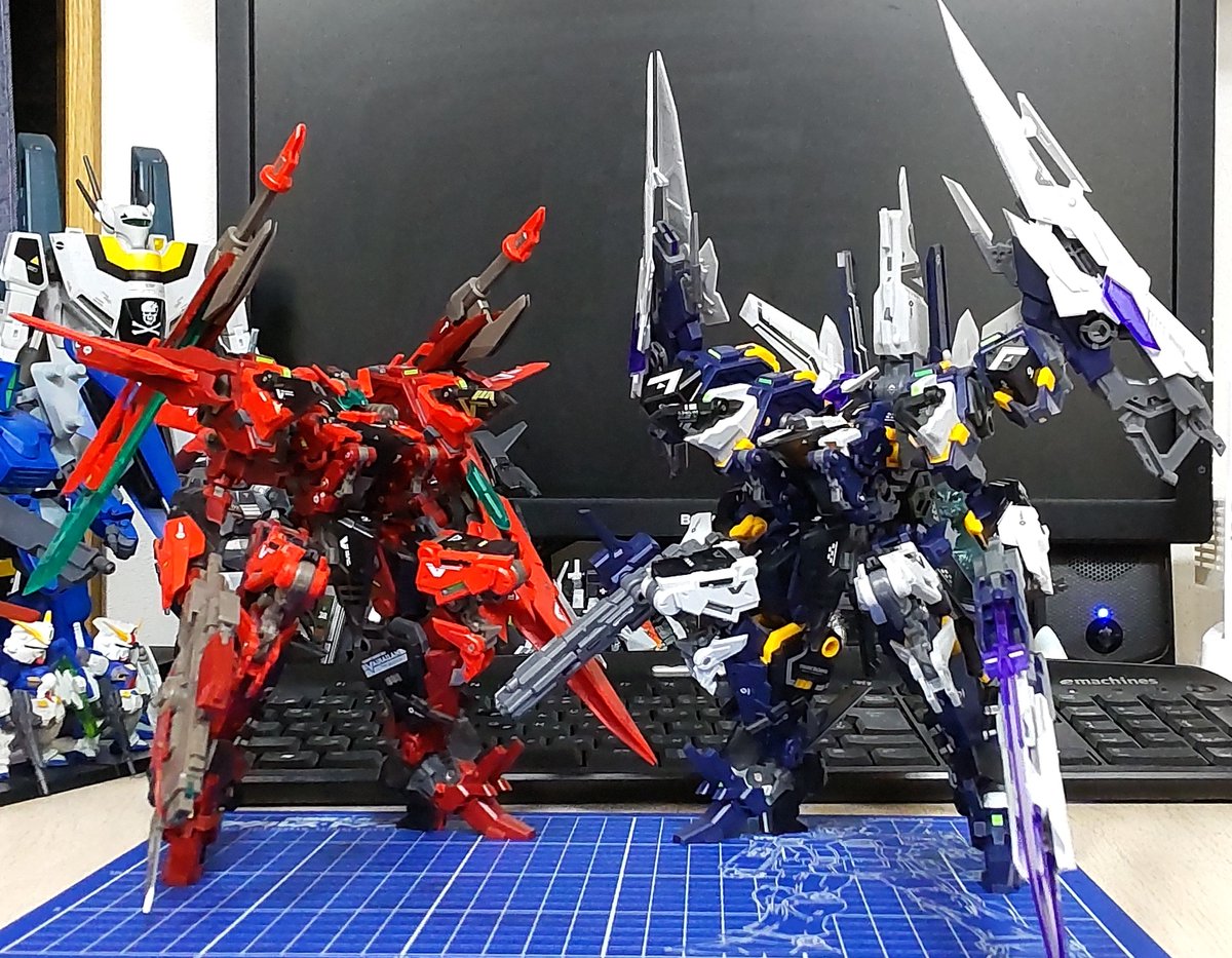 JET4AG's tweet image. ヴァルハラン & ポセイドン
#BIRD_BINARY #ROBOTBUILD #核誠治造