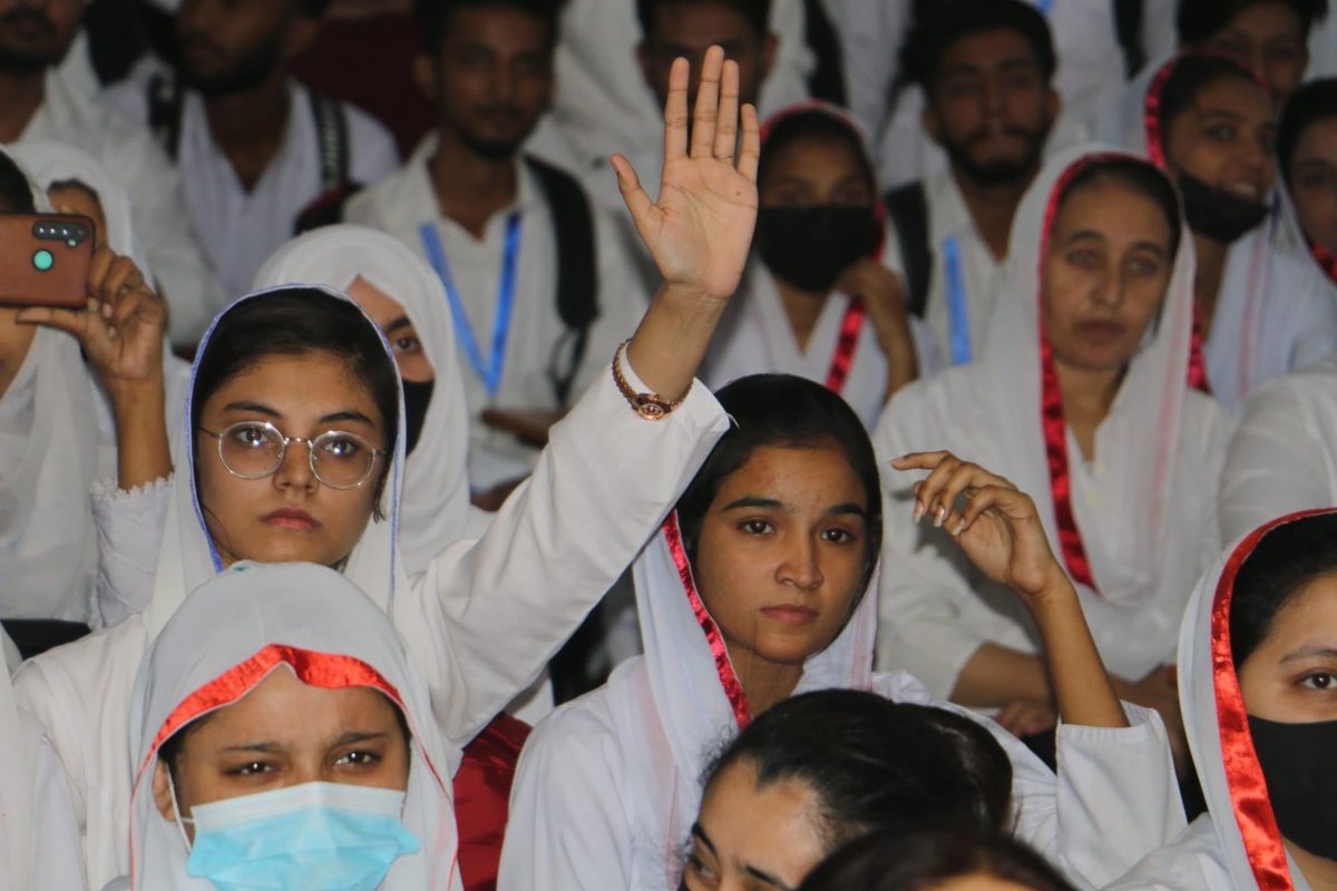 NgoMuhammadi's tweet photo. An awareness session was conducted at Horizon School of Nursing &amp; Health Sciences  by the Muhammadi Foundation (R) The aim was to create awareness of pre-marriage testing  We encourage studentsto get themselves tested. https://t.co/TlsbSf3u0v